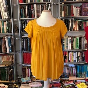 Goldenrod blouse with pockets